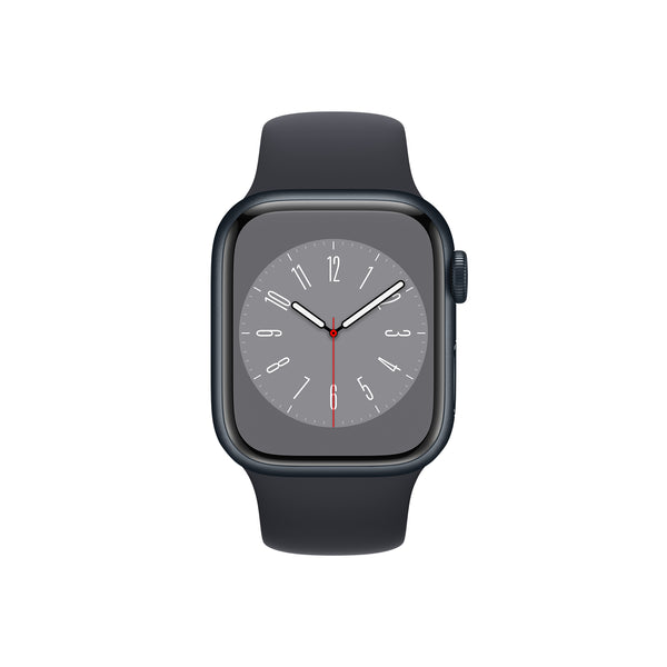 Apple Watch Series 8 Midnight Aluminum Case with Midnight Sport Band