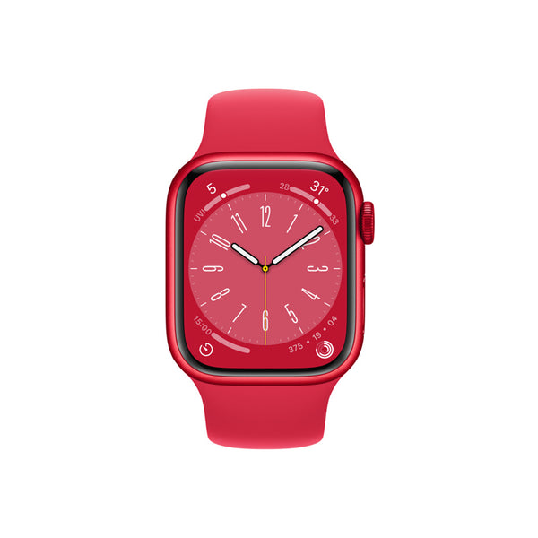 Apple Watch Series 8 (PRODUCT)RED Aluminum Case with (PRODUCT)RED Sport Band