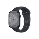 Apple Watch Series 8 Midnight Aluminum Case with Midnight Sport Band