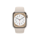 Apple Watch Series 8 Starlight Aluminum Case with Starlight Sport Band