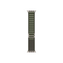 Apple Watch Ultra (GPS + Cellular) 49mm Titanium Case with Green Alpine Loop