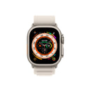 Apple Watch Ultra (GPS + Cellular) 49mm Titanium Case with Starlight Alpine Loop