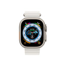 Apple Watch Ultra (GPS + Cellular) 49mm Titanium Case with with White Ocean Band
