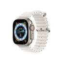 Apple Watch Ultra (GPS + Cellular) 49mm Titanium Case with with White Ocean Band